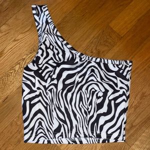 zebra top shein